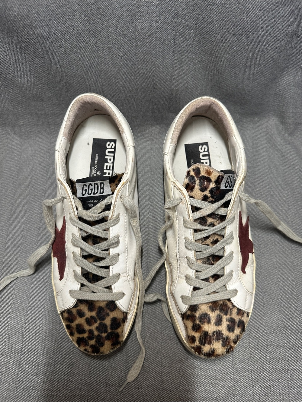 Golden Goose Superstar Leopard Pony Hair 37 - Picture 3 of 8